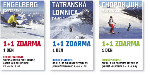 SNOW 46 - SKIPAS ZDARMA všechny