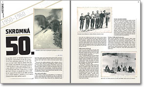 SNOW 40 - historie lyžování - 50. leta