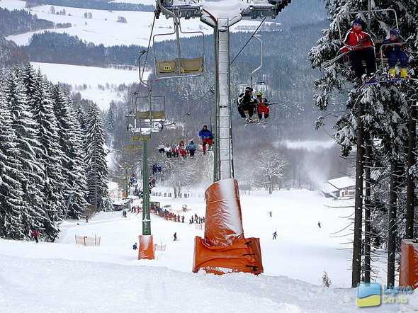 Sedačková lanovka Lipno Express