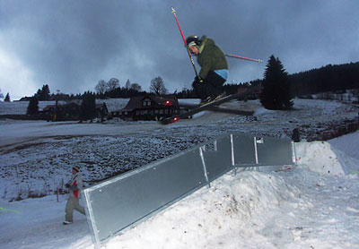 Velká Úpa snowpark opening, jezdec: Honza Balcar, foto: Míra Kalenský