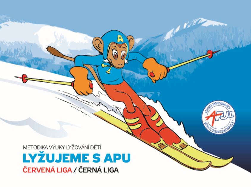detail produktu - Kniha APUL Lyžujeme s APU Červená a Černá liga