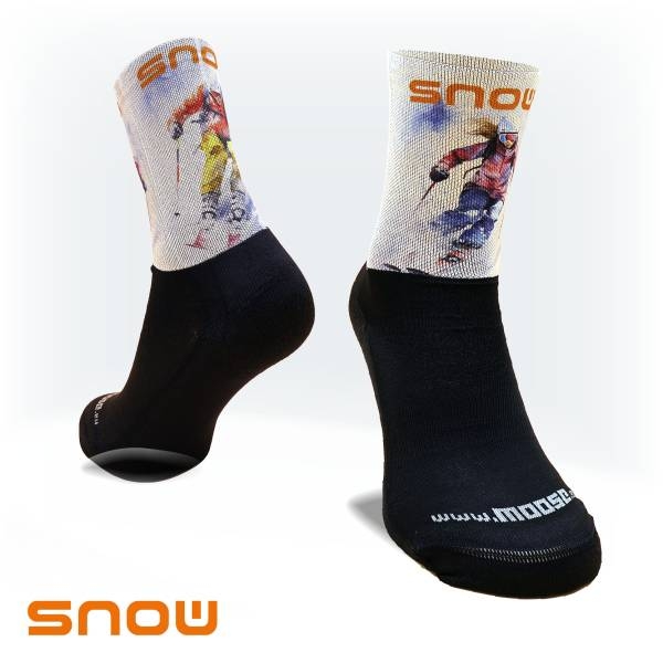 detail produktu - Ponožky Moose Printed s potiskem SNOW