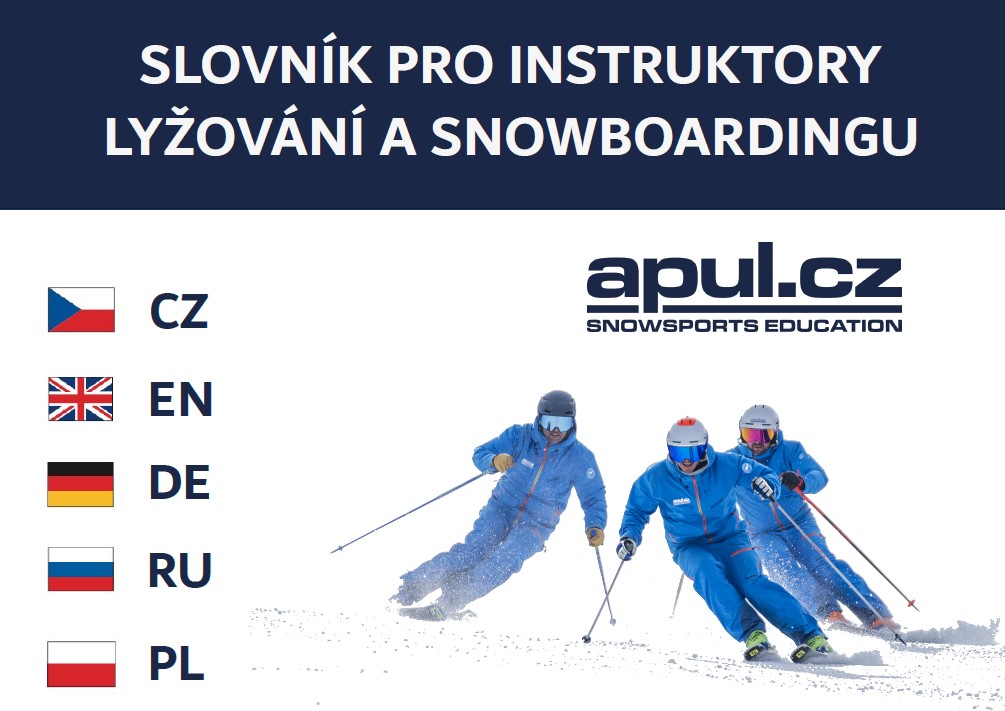 detail produktu - Kniha APUL Lyžujeme, snowboardujeme a mluvíme