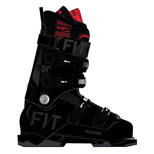 Wedze Fit 900 Evofit Liner 2018/2019